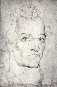 Cabeza de Voltaire de William Blake